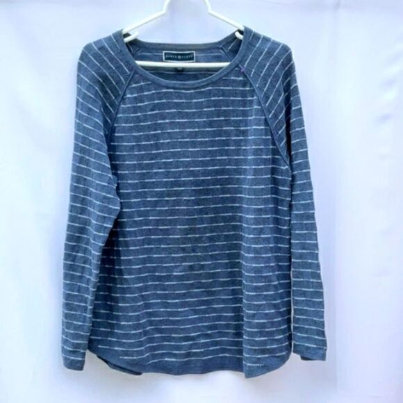 Karen Scott Striped Sweater, Size-L - Picture 2 of 6